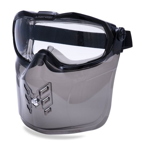 PS22 Ultra Safe Goggles c/w Chinguard (5036108400263)